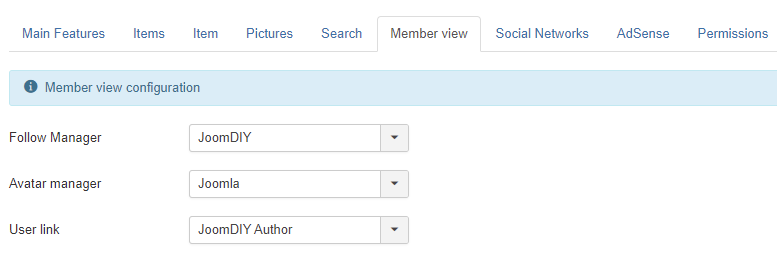 joomdiy memberview