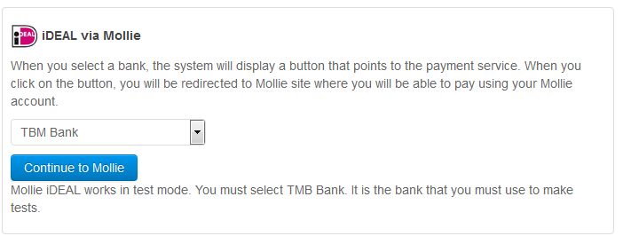 plugin payment mollie