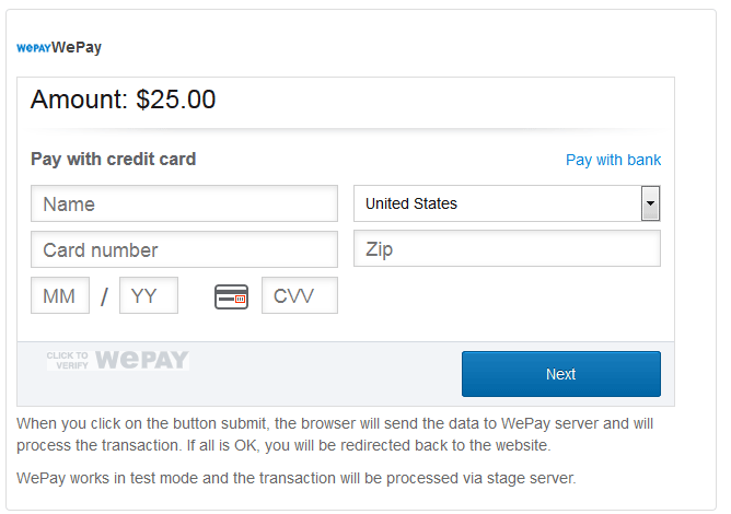 plugin payment wepay