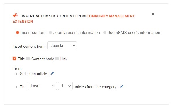 joomsms article tags