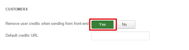 joomsms resell allowcustomermanagement
