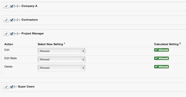 JoomProject - Project Access