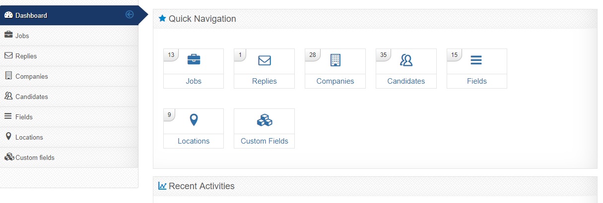 manage from backend