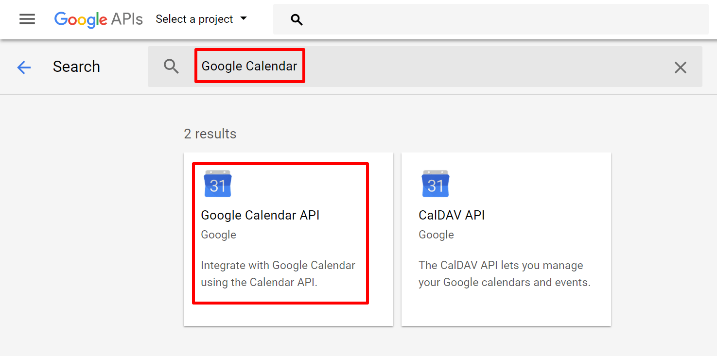 3 search for google calendar