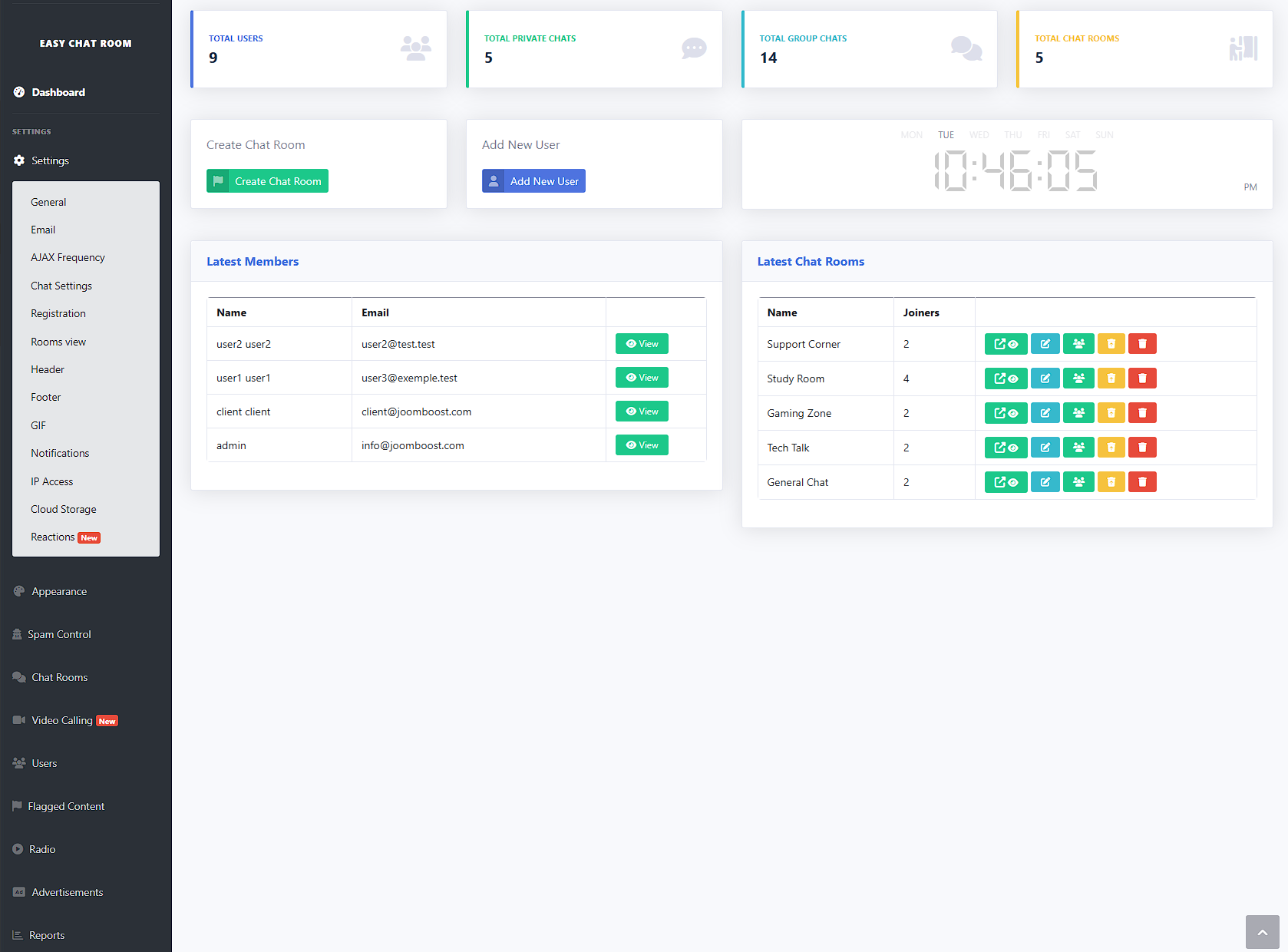 Admin Dashboard