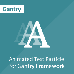 Animated text Particle