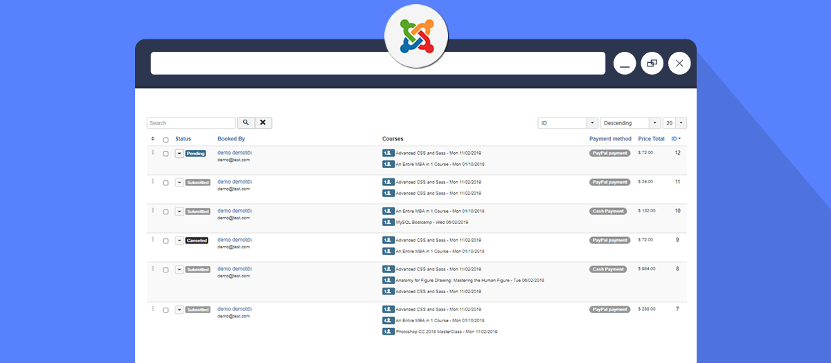 Backend - Applications manager
