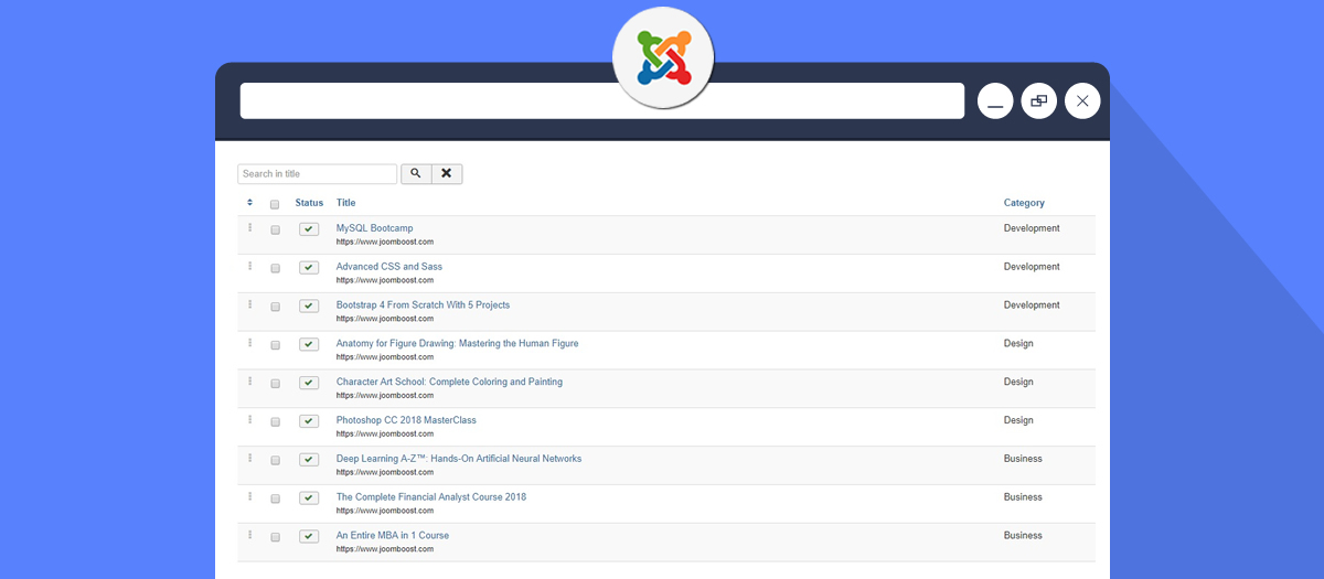 Backend - Courses Manager