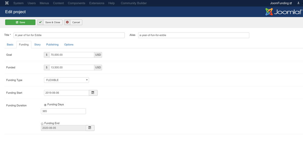 JoomFunding