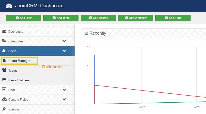 Add users to JoomCRM