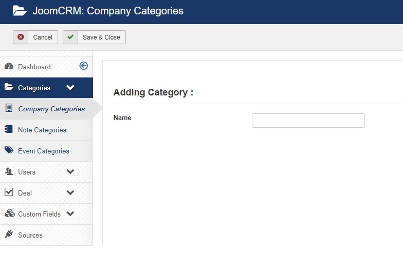 Company Categories