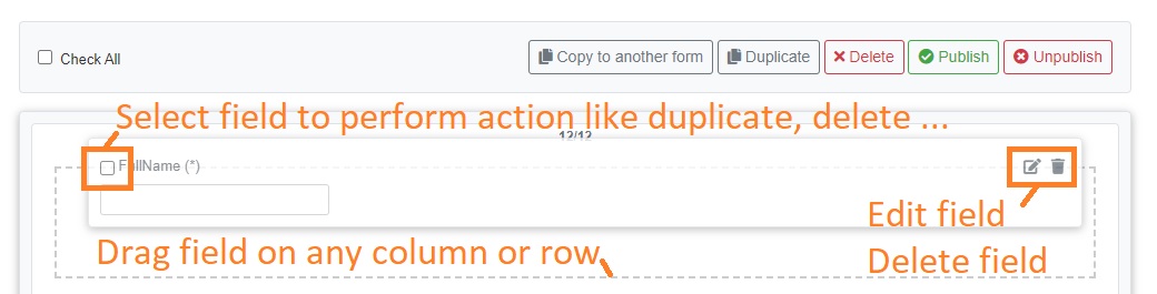 joomforms field layout