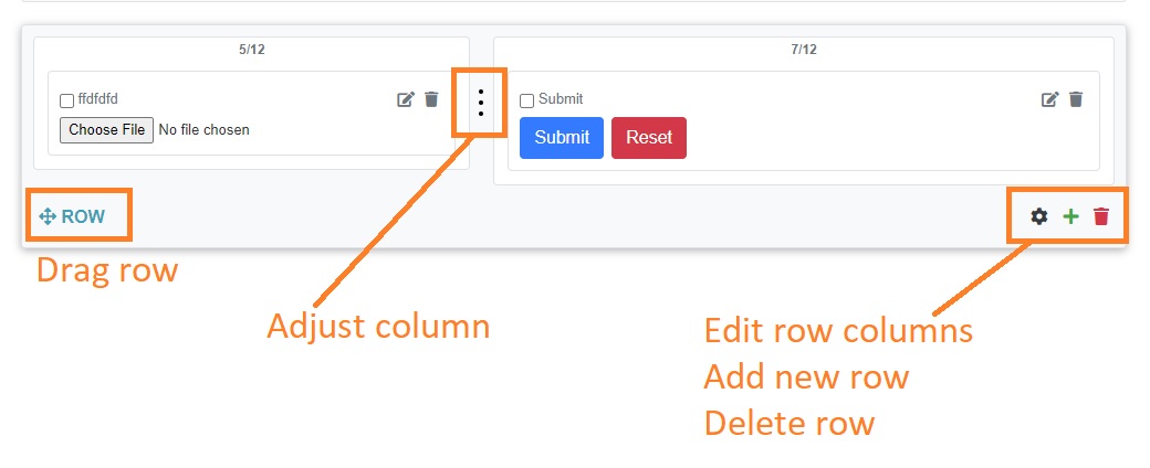 joomforms grid layout