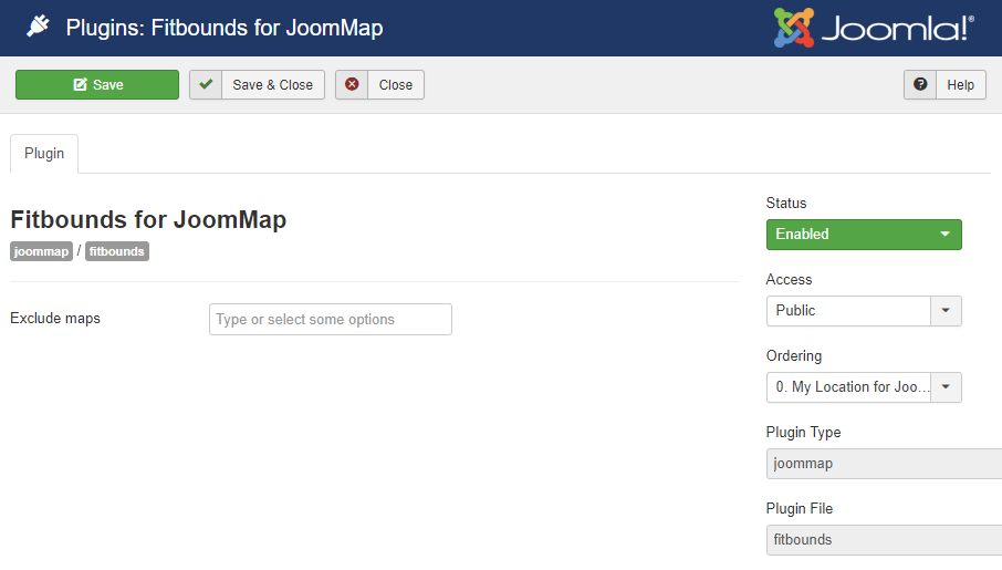 joommap fitbounds enable
