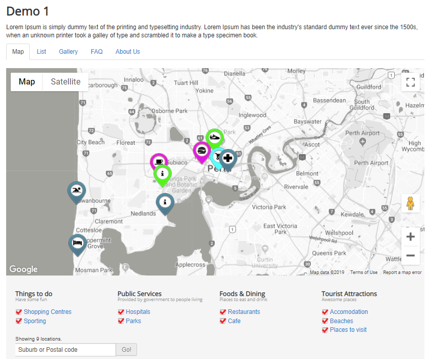 joommap snazzy styles example